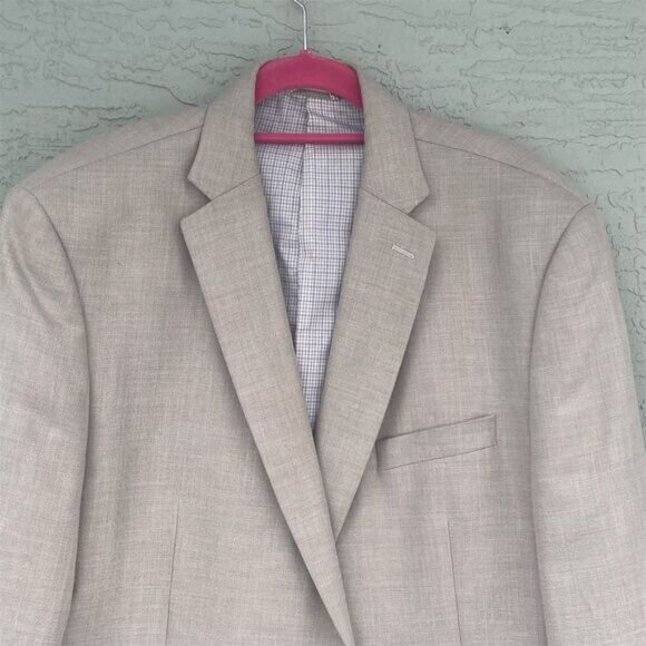Lauren Ralph Lauren Men's Brown Blazer Size 48 Long Business Classic - Picture 11 of 12
